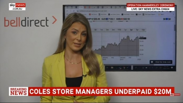 SBS News with Jessica Amir: Coles and BHP reporting season